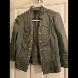 WHBM Jacket Size 2 Army Green